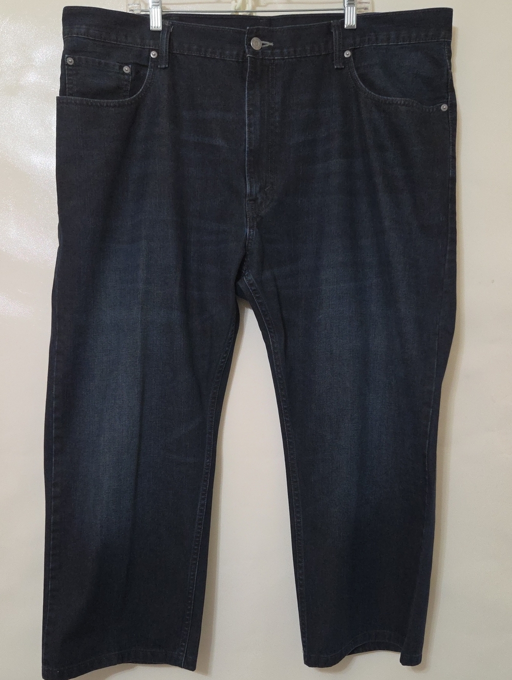Levi's 559 Relaxed Fit Straight Men’s Dark Wash Blue Denim Jeans - Size 44